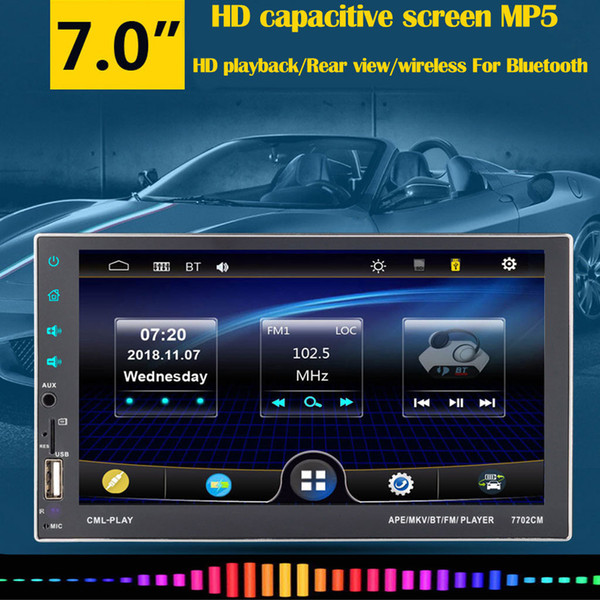 7Inch Car MP5 Player Wireless For Bluetooth TouchScreen Stereo Radio FM/USB/TF MP5 Auto Media Player Car Accessories