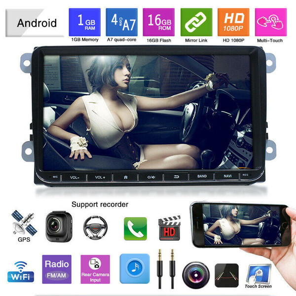 9'' Android Car Multimedia Radio Player for VW Polo CC Jetta with GPS Wifi BT