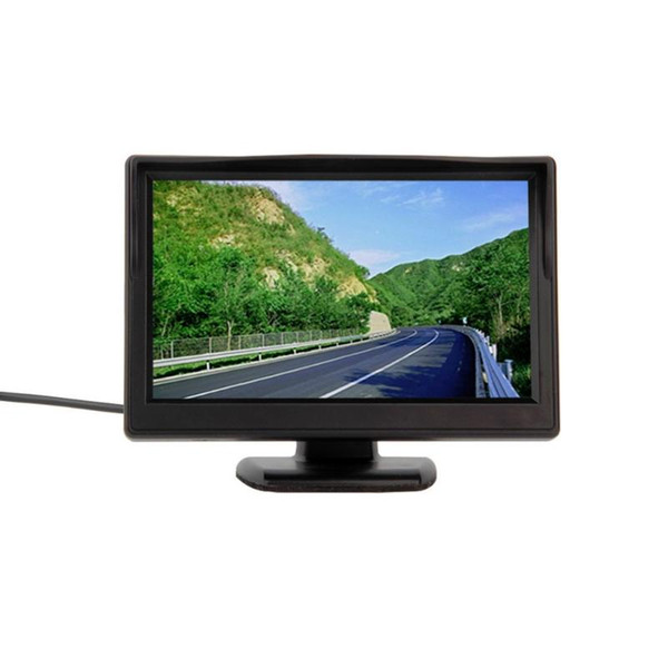 5 inch Color TFT LCD Mini Car Rear View Monitor Parking Rearview Monitor Screen For DVD VCD Reverse Camera