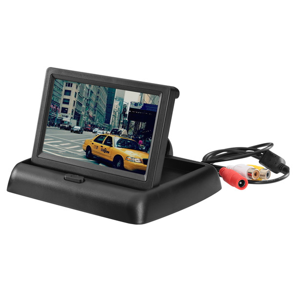 SCOT Mini Car Reverse Rear View Backup Night Vision Camera Kit+ TFT LCD Monitor