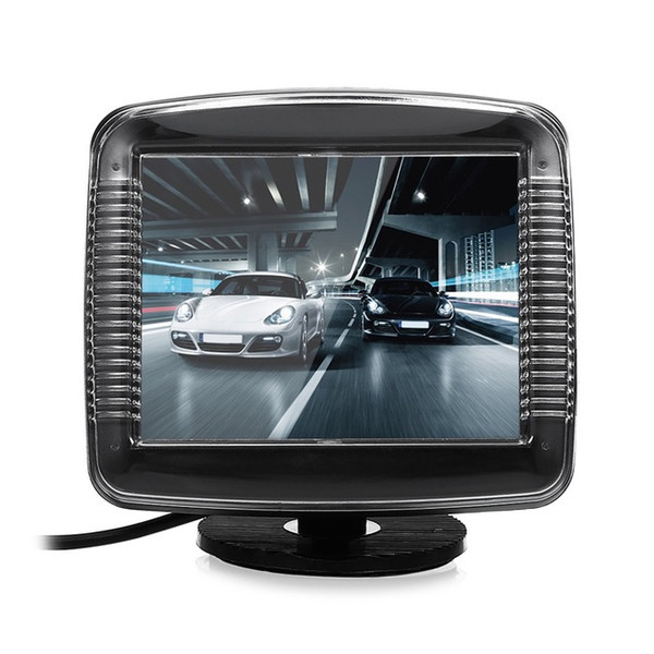 3.5 Inch LCD Screen Car Rear View Monitor With Video Cable Night Vision Parking Reverse Camera 2 In 1 Rearview Device Car Video Players