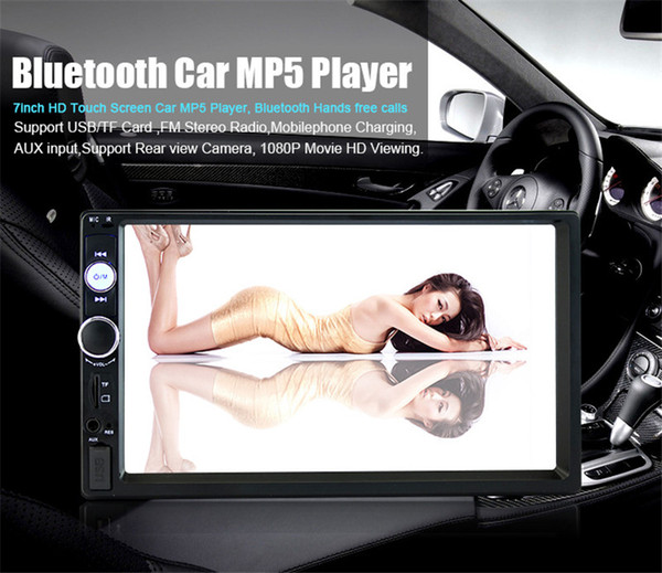 Multi function 7 Inch HD Touch Screen Bluetooth-Enabled Car MP5 Player Built-in Gps FM Radio Double Din DVD Audio & Video