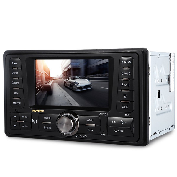 4.3 Inch Car Audio Stereo 12V TFT Display Screen Auto Video AUX FM USB SD MP3 Player with Radio Function FM/MP3/MP4/Audio/Video/USB