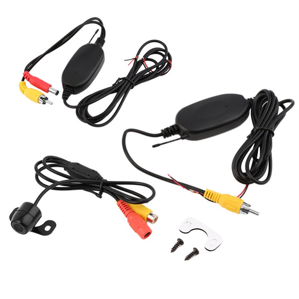 Wireless Transmitter Receiver+135 Degree Wide Angle Car Reverse Rearview Camera