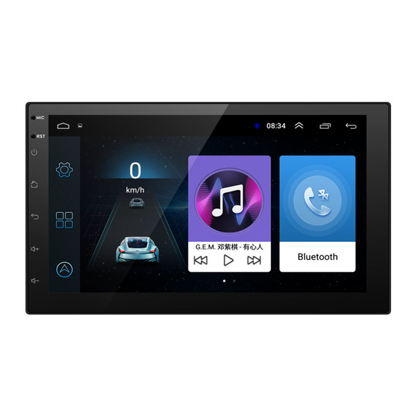 New 7inch Ultra Slim Android 8.1 Quad Core Car Media Player With GPS Navi Radio For Nissan/Hyundai All 2DIN ISO Size Car Head Unit #5437