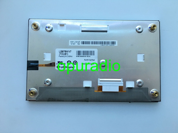 Free post LB070WV7 (TD) (01) LB070WV7-TD01 Original 7 Inch LCD Screen panel for Hyundai LCD Car Navigation