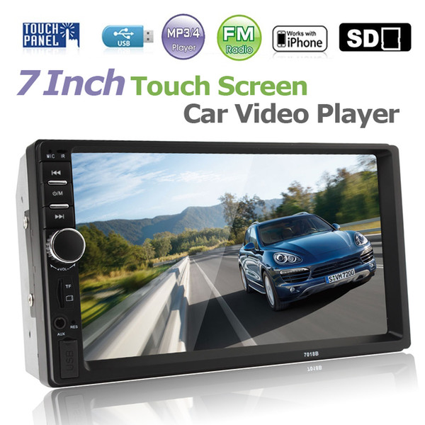 7 Inch 2 DIN Bluetooth In Dash Touch Screen Car Audio Video Stereo MP3 MP5 Player USB CMO_20O