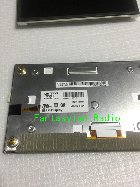 Free post LB070WV7 (TD) (01) LB070WV7-TD01 LB070WV7-TD02 LB070WV7 TD02 Original 7 Inch LCD Screen panel for Hyundai LCD Car Navigation