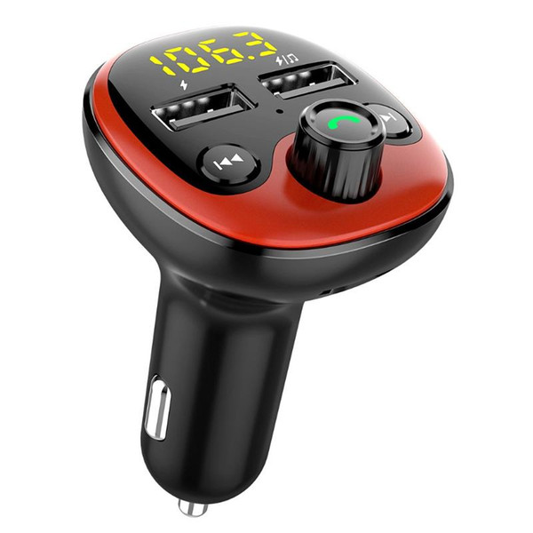 2022New Car Mp3 Player Bluetooth Fm Transmitter Kit Hands-free 3.1a High Speed Usb2.0 Dc 12v -24v Car Universal#Ger