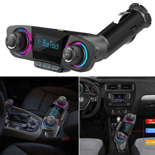 Modulator Kit Bluetooth Charger Car Handsfree FM Transmitter Audio Dual USB Smart Charge MP3 Player BT06