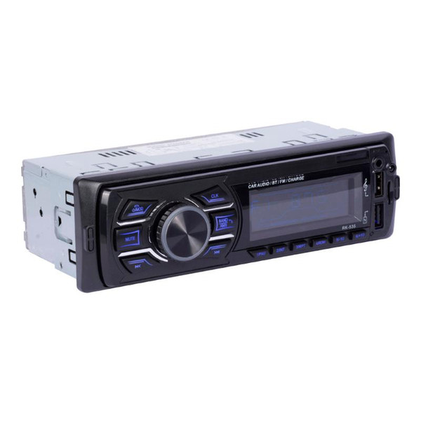 Car Stereo Audio In-Dash Aux Input FM Transmitter Receiver SD USB MP3 Radio Player Multifunction Bluetooth Car Stereo Player