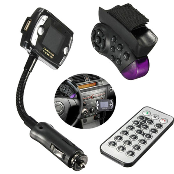 BT LCD Car Kit MP3 Player FM Transmitter Modulator USB Wireless Remote Control US 11