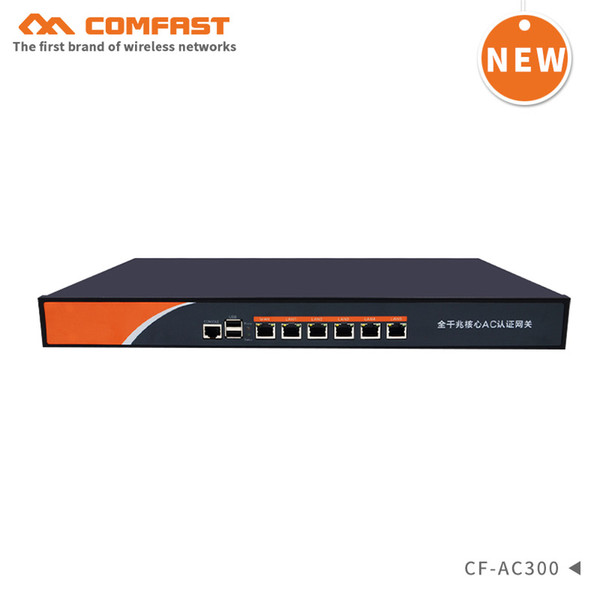 Comfast 6 Port Gigabit Core Gateway Intel D525 Dual-core 1.8GHz Load balancing Router Multi Wan Wi fi Project Roaming Controller