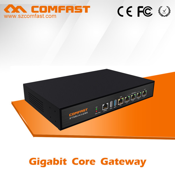 Comfast Gigabit AC Authentication Gateway Routing MT7621 880Mhz Multi WAN Load balance Local portal Qos core gateway wifi router