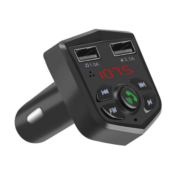 Car MP3 Player Bluetooth FM Transmitter Handsfree Kit 3.1A Quick Dual USB Charger With LCD Digital Voltmeter TF Card U disk