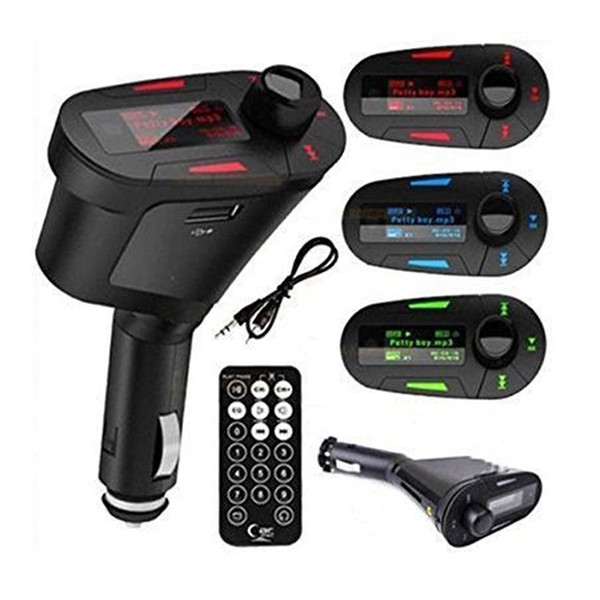 New Car Kit MP3 Player USB/SD/Card Reader With a support of FM channels Car MP3 Wireless FM Transmitter Modulator with