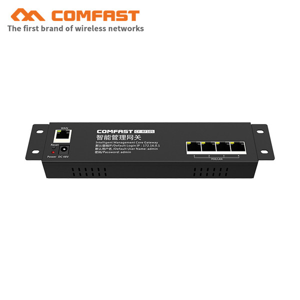 Comfast CF-RF105 100M Smart Core Gateway AC management Routing 802.3 ethernet Mini 4 Port POE Supply AC management wi-fi Router