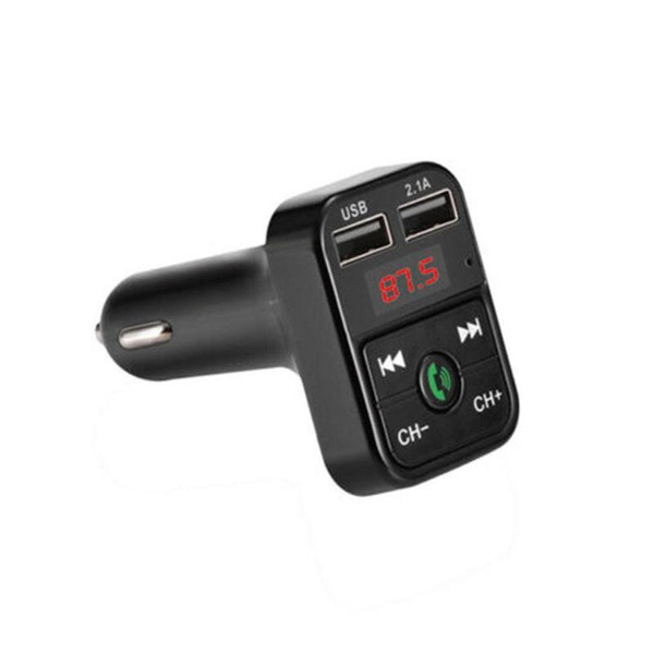 Wireless Bluetooth Handsfree Car Kit With Dual USB Bluetooth Car Player FM Music MP3 Receiver Transmitter Audio Adapter Cha S1P4