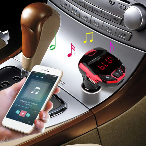 High Quality Wireless Bluetooth LCD FM Transmitter Modulator USB Car Kit Apply To USB Devices And MP3 Player SD Remote #Zer