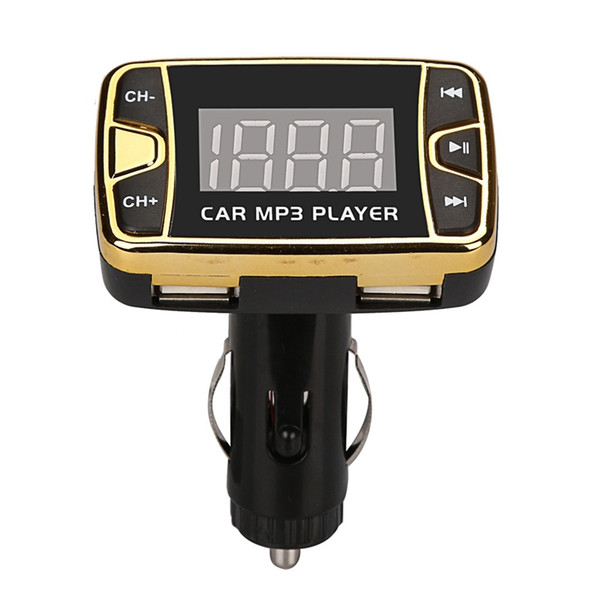 Car MP3 Player Universal multi-function MP3 Player Wireless FM Transmitter Modulator Car Kit USB SD TF MMC LCD Remote @#128