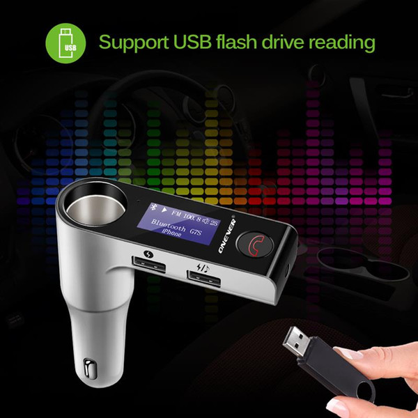 Bluetooth Cigarette Lighter Socket FM Transmitter Modulator Music Player Car Kit With 3.1A Dual USB S New Arrival