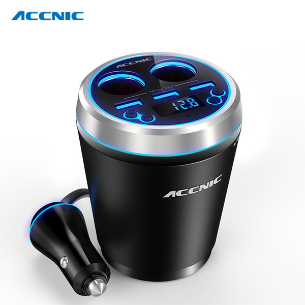 Accnic C1 TF/Miscro SD Music MP3 Player Handsfree Bluetooth Car Kit FM Transmitter Support SD U disk