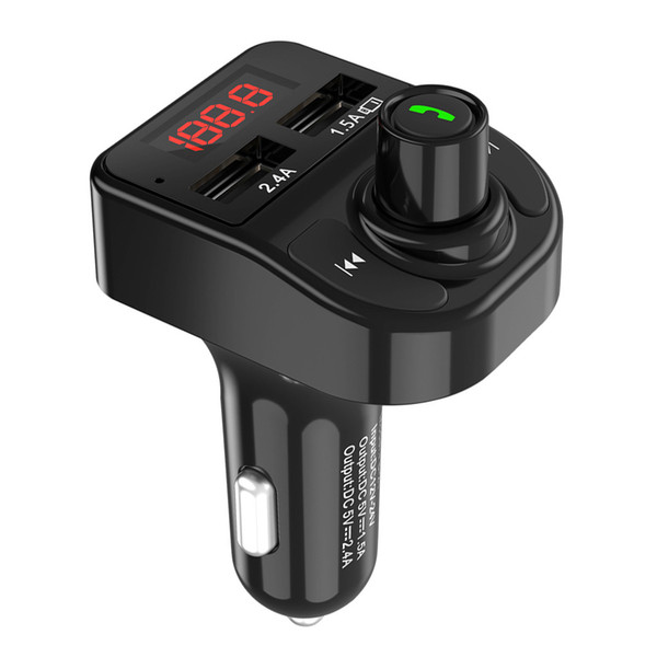 5V/2.5A Car Plug Bluetooth FM Transmitter MP3 Player Radio Adapter Kit Fast And Intelligent USB Charger #Zer