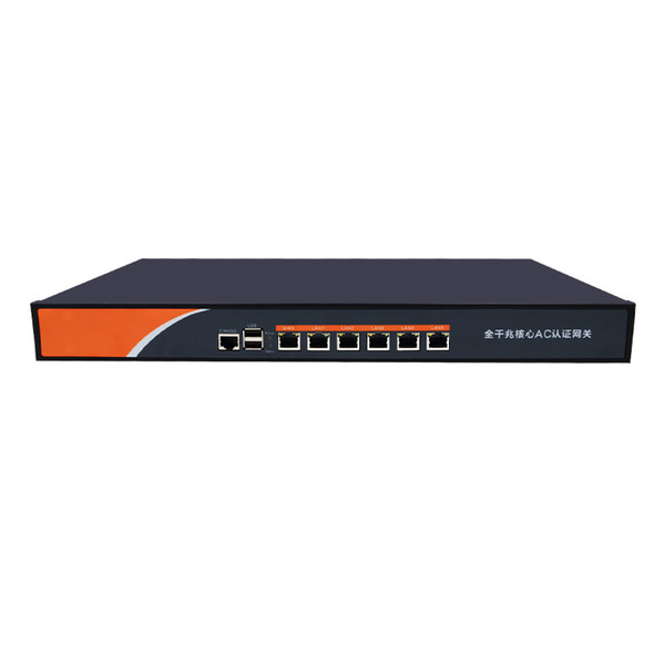 6-Port Gigabit Core Gateway wifi Router/AC Controller Intel D525 Dual-core 1.8GHz 1GB/DDR3 Load balancing Multi Wan LAN access