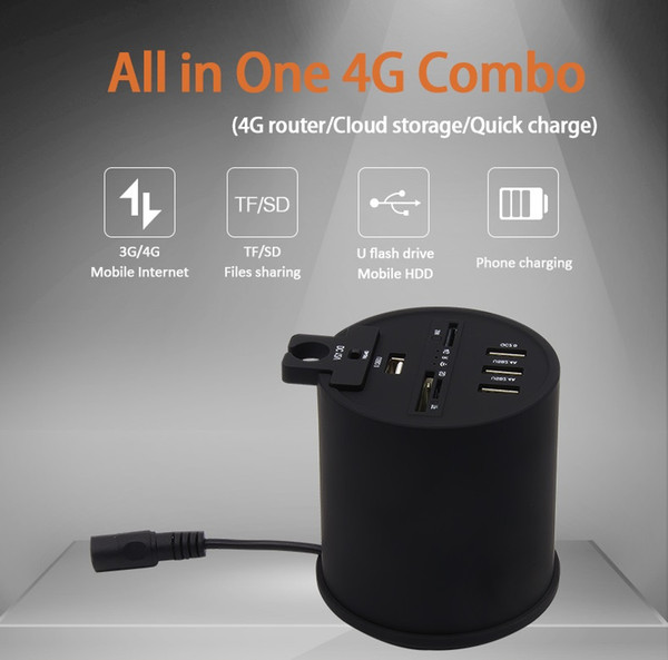 Car Wifi Router Best Portable Wi-Fi Router 4G Moblie WiFi hotspot 4G LTE Cloud Storage Wireless Router QC2.0 USB Fast Charger