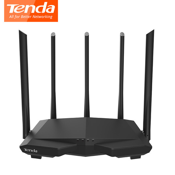 Tenda AC7 Wireless wifi Routers 11AC 2.4Ghz/5.0Ghz Wi-fi 1*WAN+3*LAN ports 5*6dbi high gain Antennas Smart APP Manage