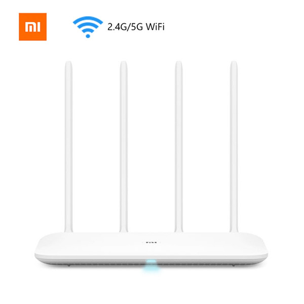 Original Xiaomi Mi WIFI Router 4 WiFi 1167Mbps Dual Band Core 2.4G 5Ghz 4 Antennas APP Control Wireless Routers Wi Fi