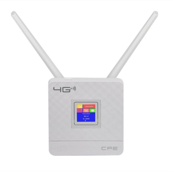 Wireless CPE 4G Wifi Router Portable Gateway FDD TDD LTE WCDMA GSM Global Unlock External Antennas SIM Card Slot WAN LAN Port