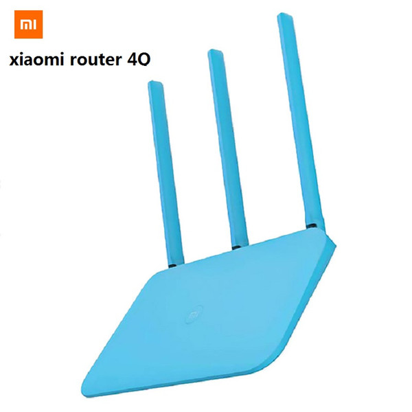 Xiaomi Router xiaomi mi 4Q Wireless 2.4G 450Mbps 3 Antenna Wifi Single Wide Coverage MiNET Fast Connect Smart Mi Wifi APP Blue