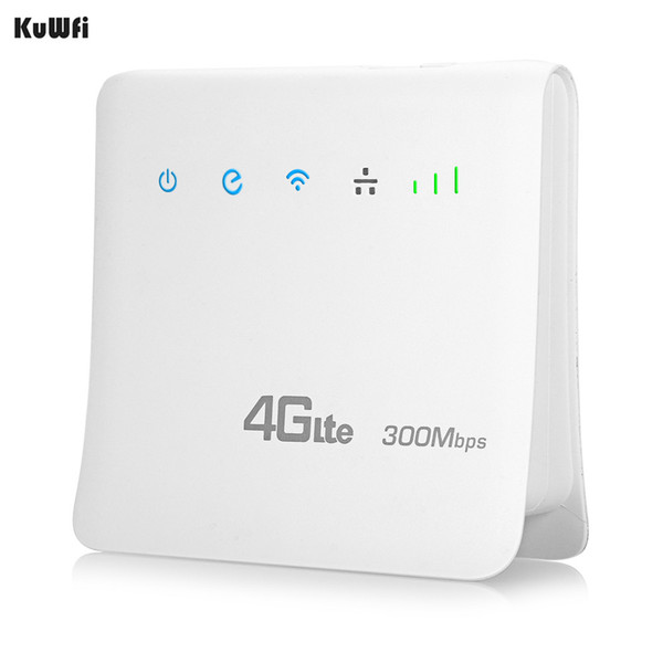 Unlocked 300Mbps Wifi Routers 4G LTE CPE Mobile Router with LAN Port Support AT&T SIM card and Europe/Asia/Middle East/Africa