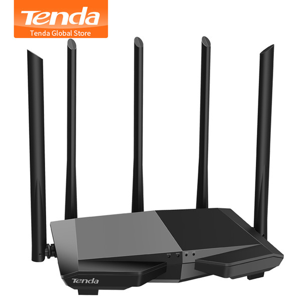 Tenda AC7 Wireless WiFi Router AC1200 Dual Band Home Coverage Wi-Fi /Client+AP/WISP, support APP Management, Easy Setup