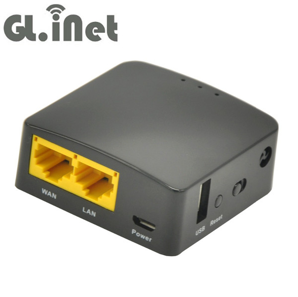 GL.iNet GL-AR300M Qulcomm QCA9531 300Mbps Wireless Mini WiFi Router OPENWRT Firmware OPENVPN Travel Routers 128MB RAM/16MB Rom