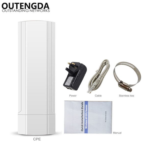 3KM 2.4GHz 300Mbps Outdoor CPE AP WiFi Router Wireless Access Point Wi-fi Extender Smart PTP Digital Display CPE Bridge