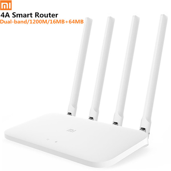 Xiaomi Mi 4A Router Gigabit Edition 2.4GHz 5GHz WiFi 16MB ROM 64MB DDR3 High Gain 4 Antennas Remote APP Control Support IPv6