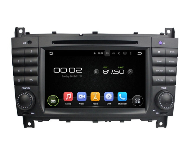 Car DVD player for Benz C-Class W203 7Inch Andriod 6.0 with GPS,Steering Wheel Control,Bluetooth, Radio,2GB RAM