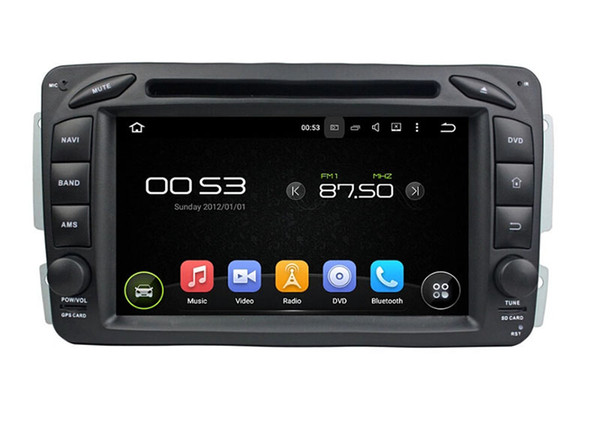 Car DVD player for Benz C-Class W203 ML-W163 7inch Andriod with GPS,Steering Wheel Control,Bluetooth, Radio,2GB RAM