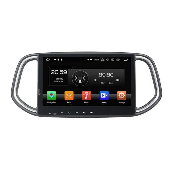 Car DVD player for Kia KX3 2014 10.1Inch Octa-core Andriod 8.0 with GPS,Steering Wheel Control,Bluetooth, Radio