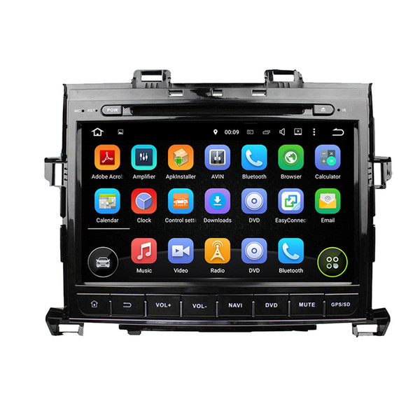 Car DVD player for Toyota Alphard 2007-2013 9inch Octa core 4GB RAM Andriod 8.0 with GPS,Steering Wheel Control,Bluetooth,Radio