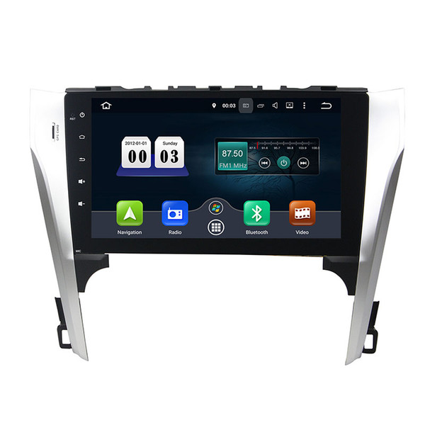 Car DVD player for Toyota Camry 2012 10.1inch Octa-core Andriod 8.0 with 4GB RAM,GPS,Steering Wheel Control,Bluetooth,Radio