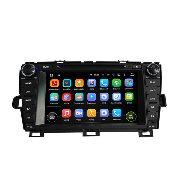 Car DVD player for Toyota PRIUS 2009-2013 left driving 8inch Andriod 8.0 with GPS,Steering Wheel Control,Bluetooth,Radio