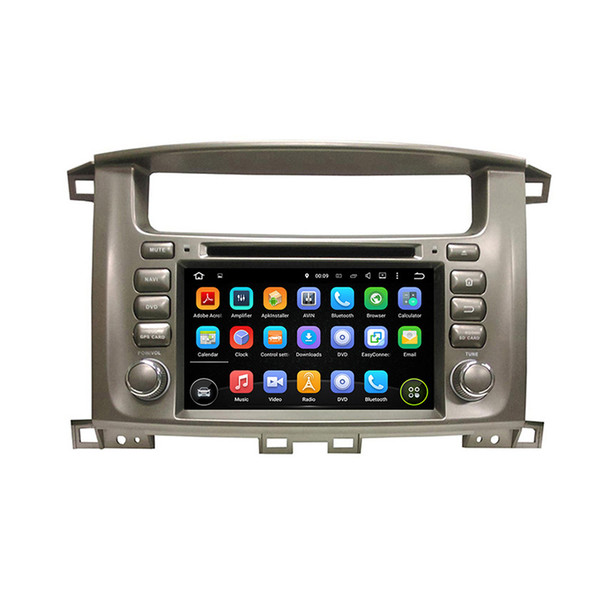 Car DVD player for Toyota Lander Cruiser 100 7inch Octa core Andriod 8.0 with GPS,Steering Wheel Control,Bluetooth,Radio