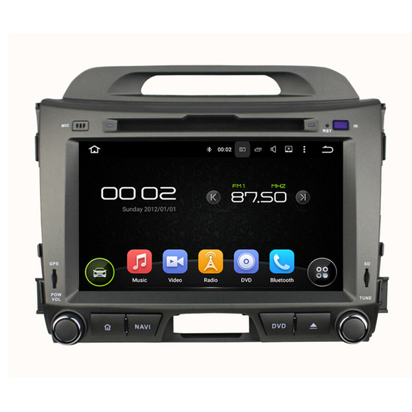 Car DVD player for Kia Sportage 2010-2012 8Inch Octa-core PX5 Andriod 8.0 with GPS,Steering Wheel Control,Bluetooth, Radio