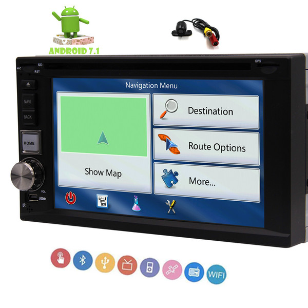 Eincar 6.2'' Android 7.1 System Octa Core Car Radio Stereo Bluetooth HeadUnit 2din Auto Audios GPS Navigation Car DVD CD Player