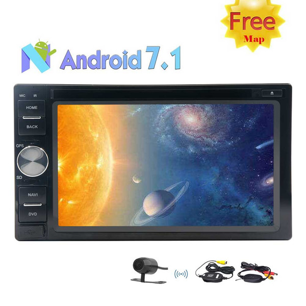 2GB+32GB OCTA Core Android 7.1 Car Stereo 2 Din 6.2'' In Dash Bluetooth Radio GPS car DVD Player WIFI USD/SD