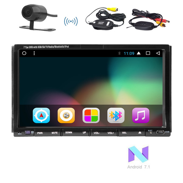 Eincar Android 7.1 Car Autoradio Stereo 2GB 32GB Double 2 Din Head Unit car DVD CD Player 1024*600 Touch Screen GPS Bluetooth