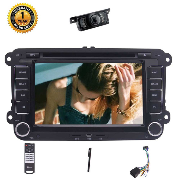 Special For Volkswagen Eincar Android 7.1 Car dvd Stereo Octa Core 2GB 32GB Double Din 7'' Headunit GPS Navigation/SWC/DAB+/Bluetooth